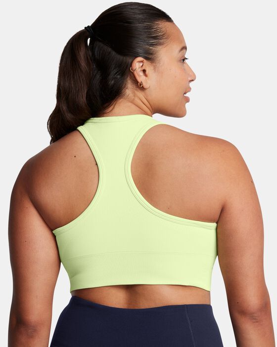 Women's UA Vanish Seamless Mid Sports Bra image number 7