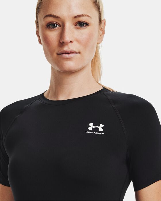 Women's HeatGear® Compression Short Sleeve image number 3