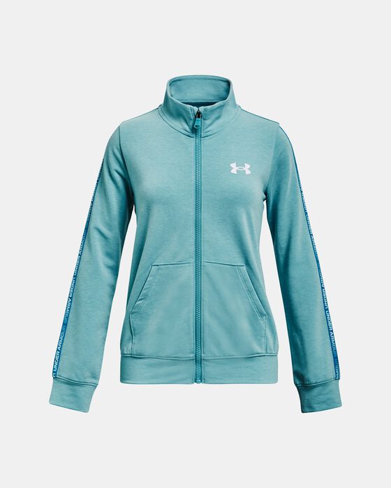 Girls' UA Rival Terry Taped Full Zip image number 0