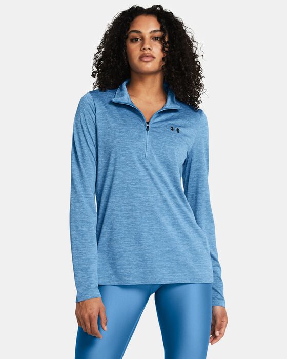 Women's UA Tech™ Twist ½ Zip image number 0