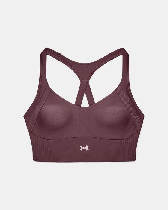 Women's UA Infinity Mid Rib Sports Bra image number 8