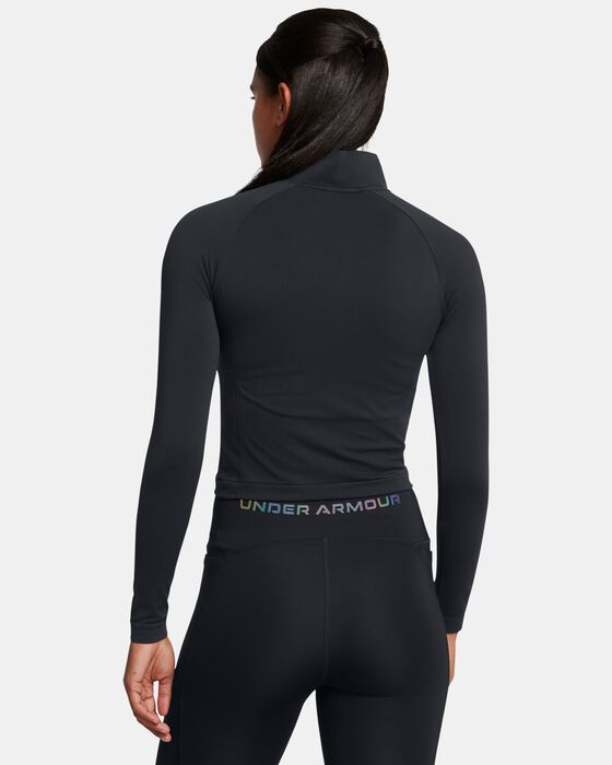 Women's UA Vanish Seamless ™¼ Zip Crop image number 1