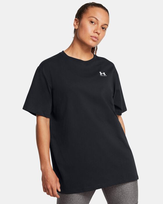 Women's UA BF Oversized Logo Short Sleeve image number 0