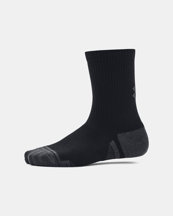 Kids' UA Performance Tech 3-Pack Crew Socks image number 3