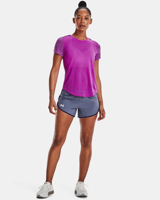 Women's UA Streaker SnowCloud Short Sleeve image number 2