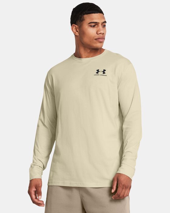 Men's UA Sportstyle Left Chest Long Sleeve image number 0