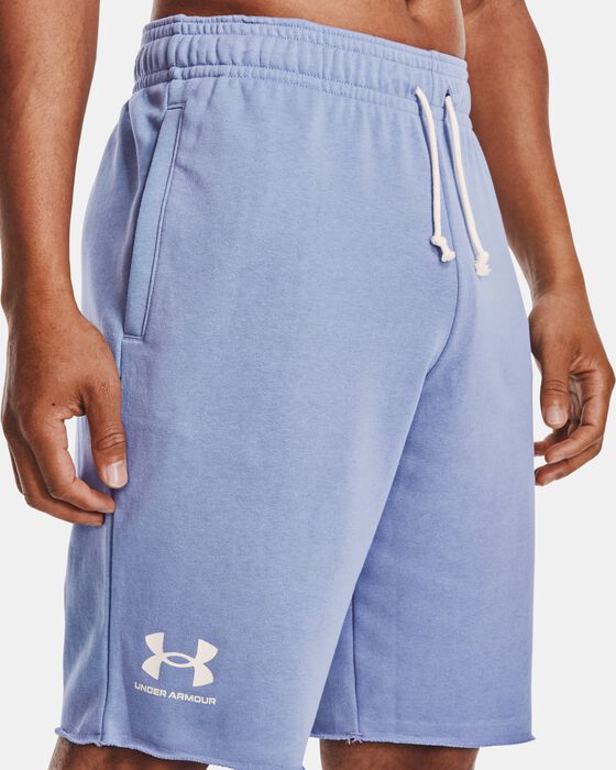 Men's UA Rival Terry Shorts image number 3