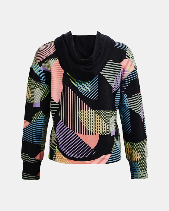 Women's UA Rival Terry Geo Print Hoodie image number 5