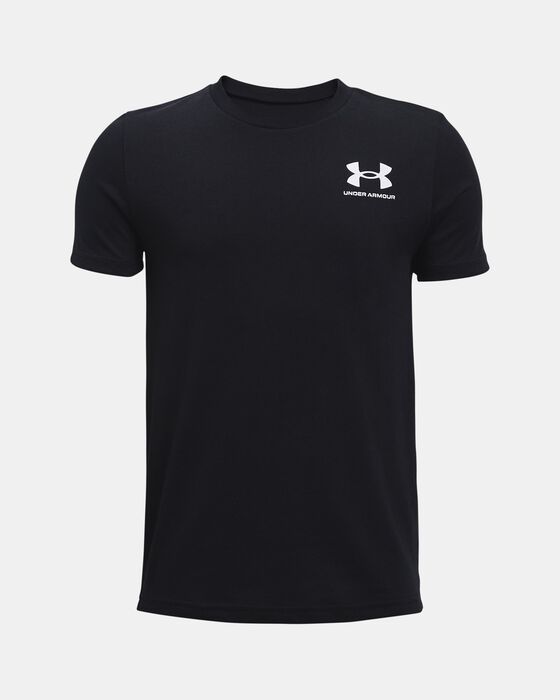 Boys' UA Sportstyle Left Chest Short Sleeve image number 0