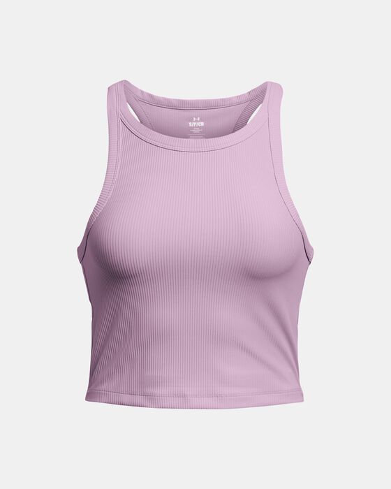 Women's UA Meridian Rib Crop Tank image number 0