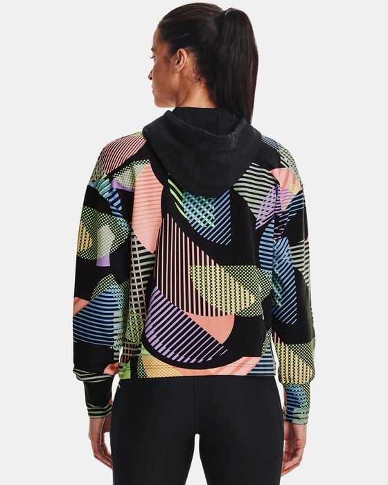 Women's UA Rival Terry Geo Print Hoodie image number 1