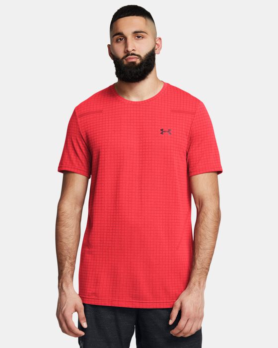 Men's UA Seamless Grid Short Sleeve image number 0