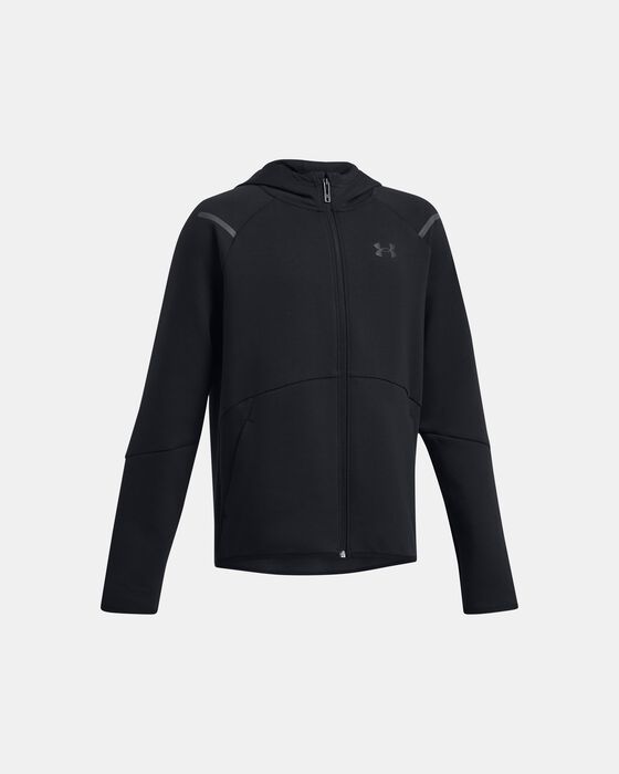 Boys' UA Unstoppable Fleece Full-Zip image number 2