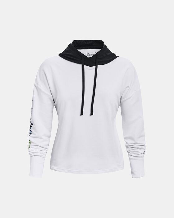 Women's UA Rival Terry Geo Hoodie image number 4