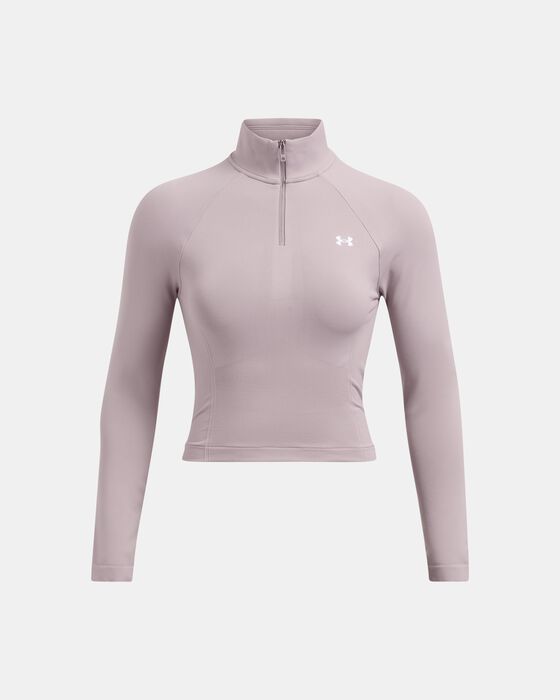 Women's UA Vanish Seamless ™¼ Zip Crop image number 3