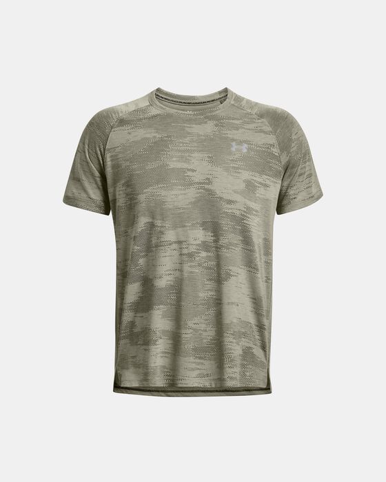 Men's UA Streaker Speed Camo Short Sleeve image number 4