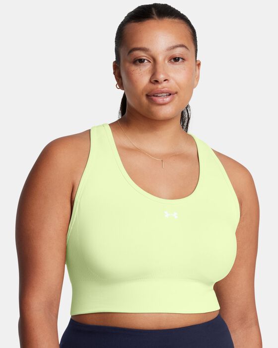 Women's UA Vanish Seamless Mid Sports Bra image number 4