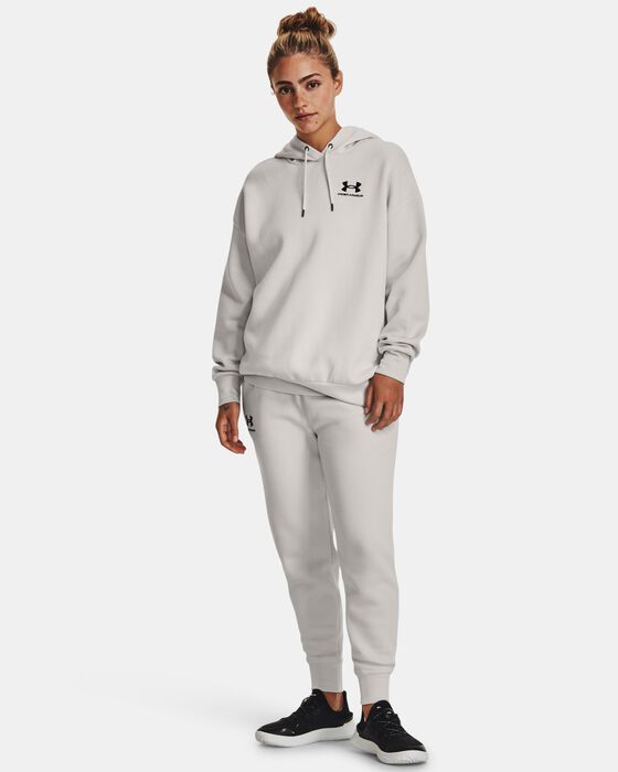 Women's UA Essential Fleece Oversized Hoodie image number 2