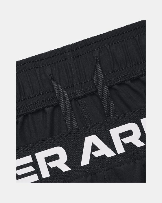 Men's UA Woven Halfback Wordmark Shorts image number 4