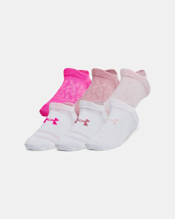 Kids' UA Essential 6-Pack No- Show Socks image number 0